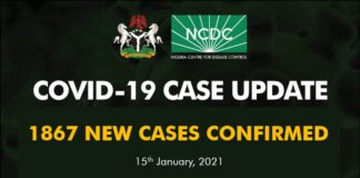 Nigeria Confirms Highest Daily COVID-19 Infections with 1867 Cases