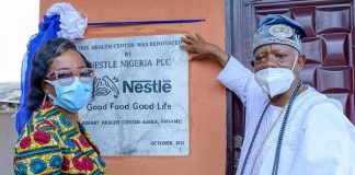 Nestlé Nigeria Renovates Community Health Centre in Sagamu